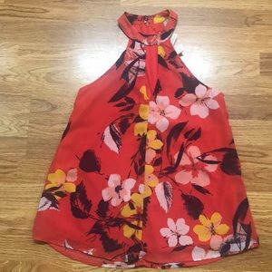 Japna High Neck Blouse Top